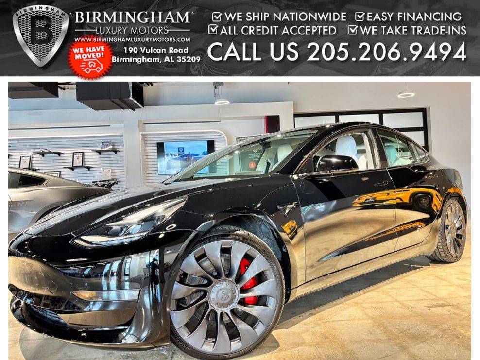 2022 Tesla Model 3 Performance — Sedan — 37,516 mi — Birmingham, AL