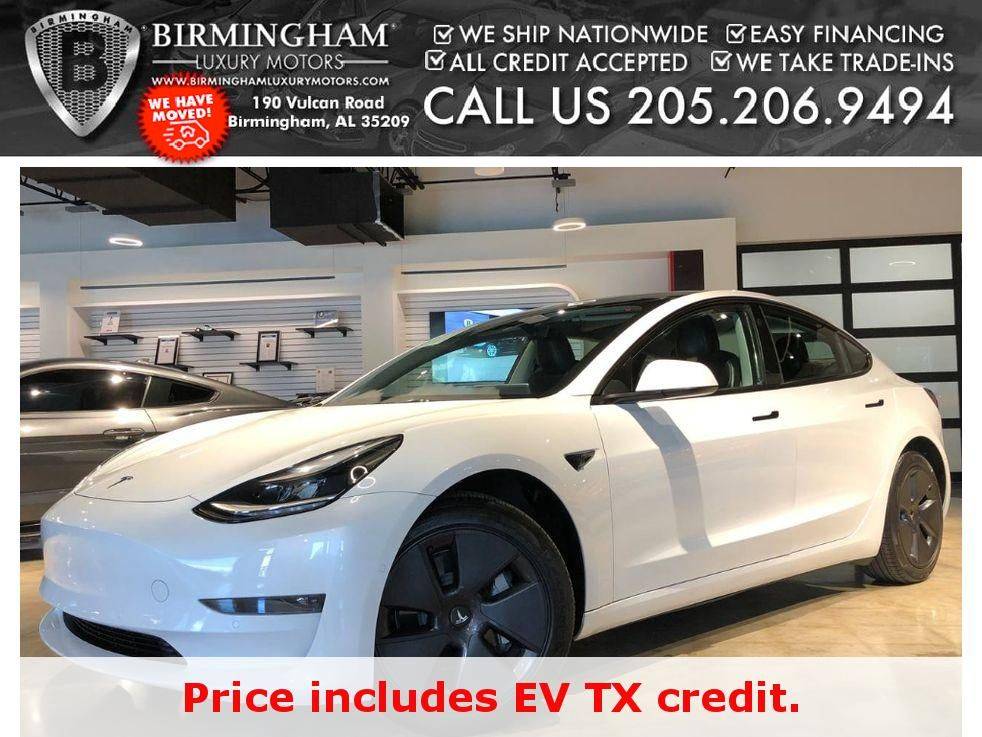2022 Tesla Model 3 Standard Range Plus — Sedan — 24,875 mi — Birmingham, AL