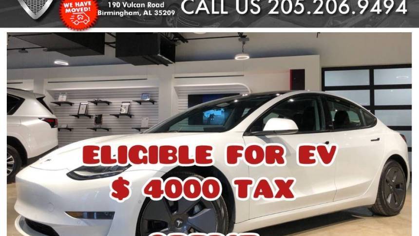 2022 Tesla Model 3 Standard Range Plus — Sedan — 58,990 mi — Birmingham, AL