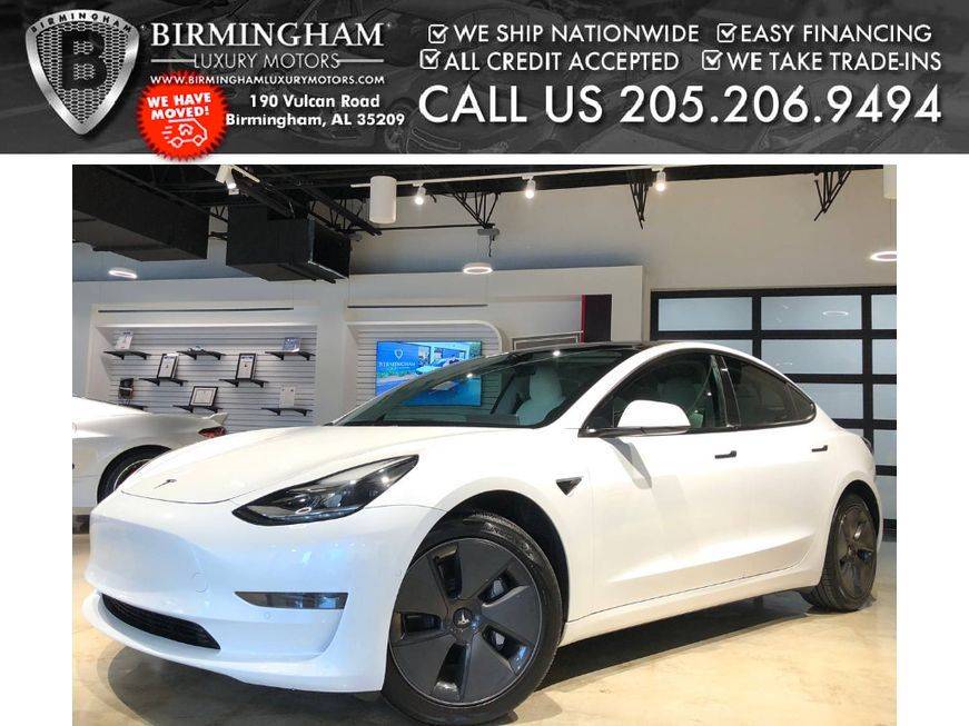 2021 Tesla Model 3 Standard Range Plus — Sedan — 57,513 mi — Birmingham, AL