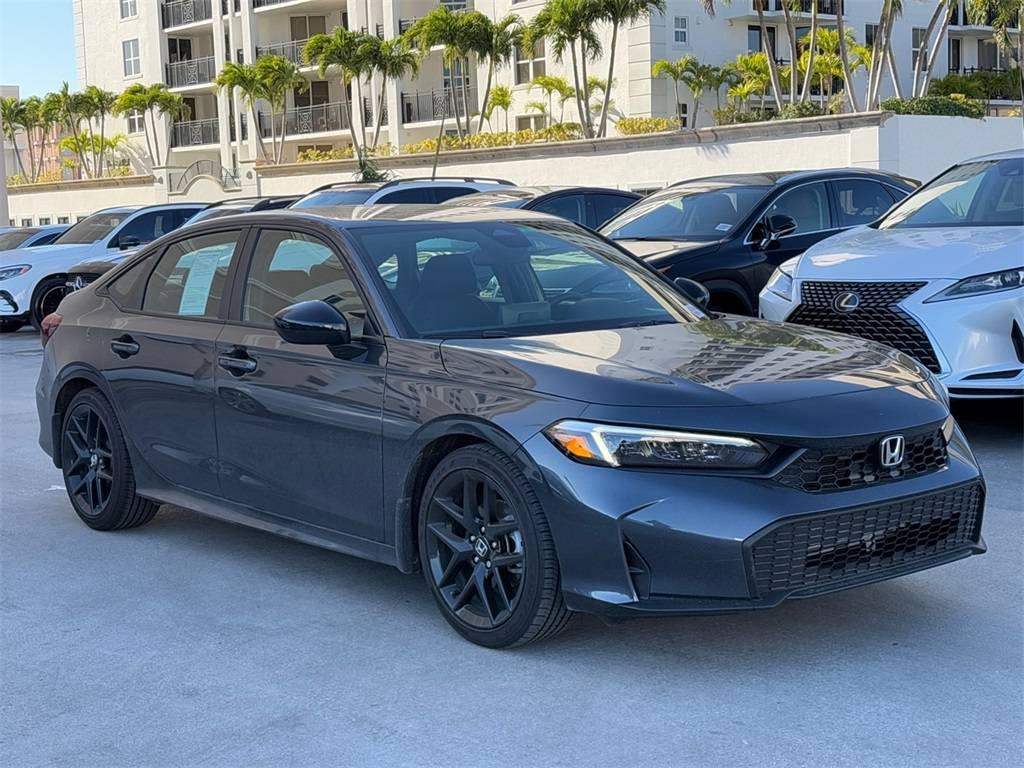 2025 Honda Civic Sport — Sedan — 1,442 mi — CORAL GABLES, FL