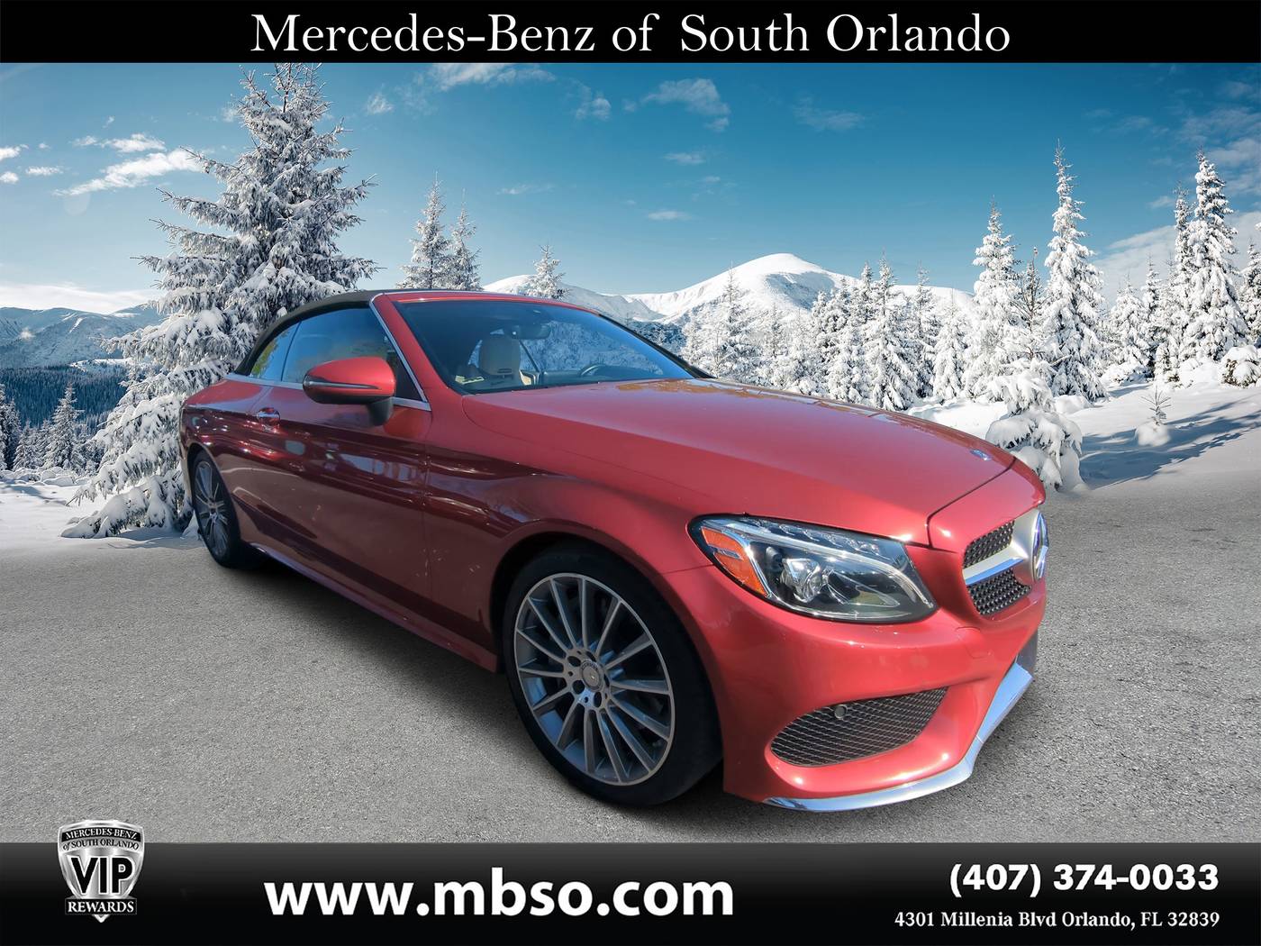 2017 Mercedes-Benz C-Class C 300 — Convertible — 101,583 mi — Orlando, FL