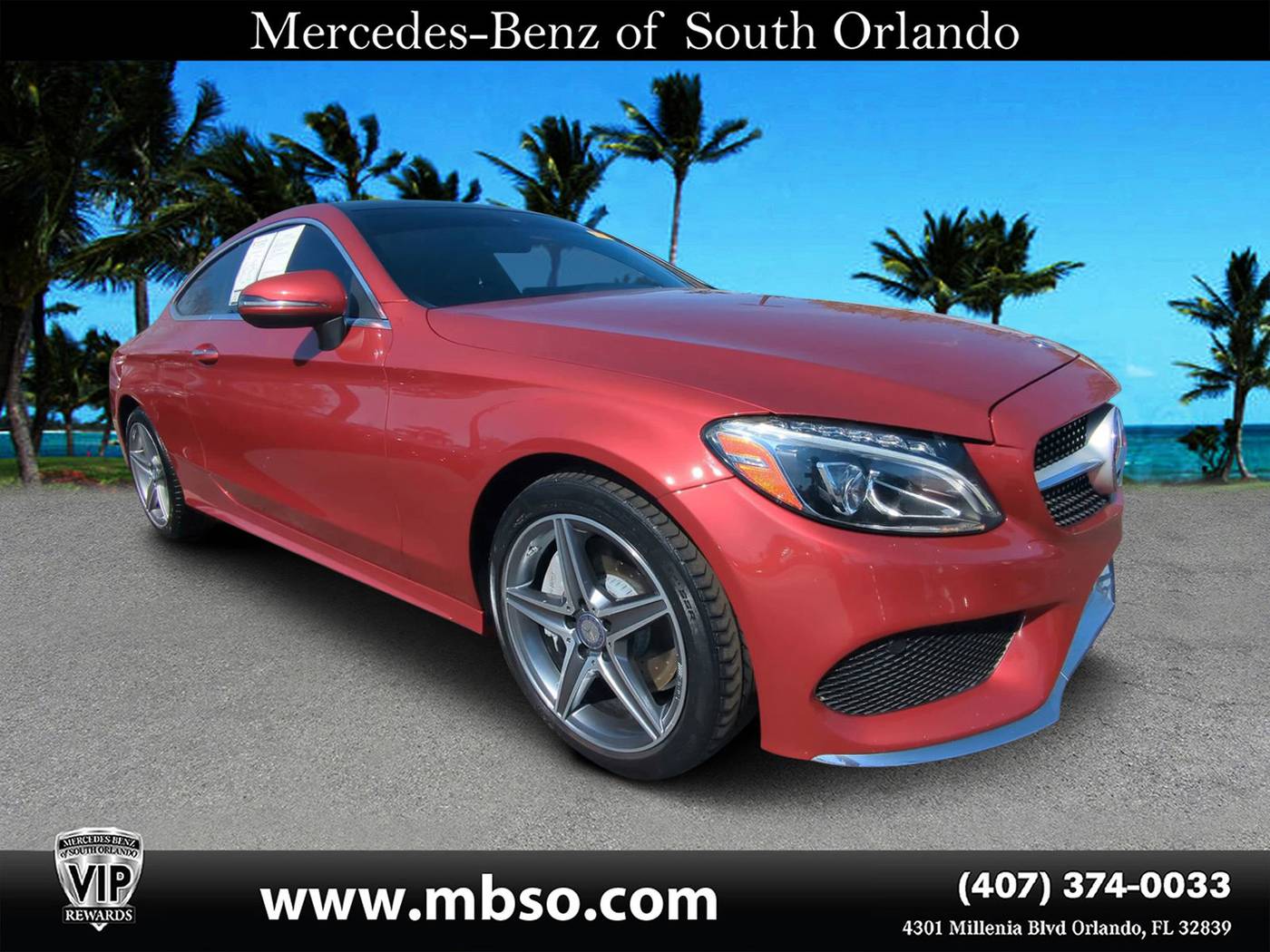 2017 Mercedes-Benz C-Class C 300 — Coupe — 70,534 mi — Orlando, FL