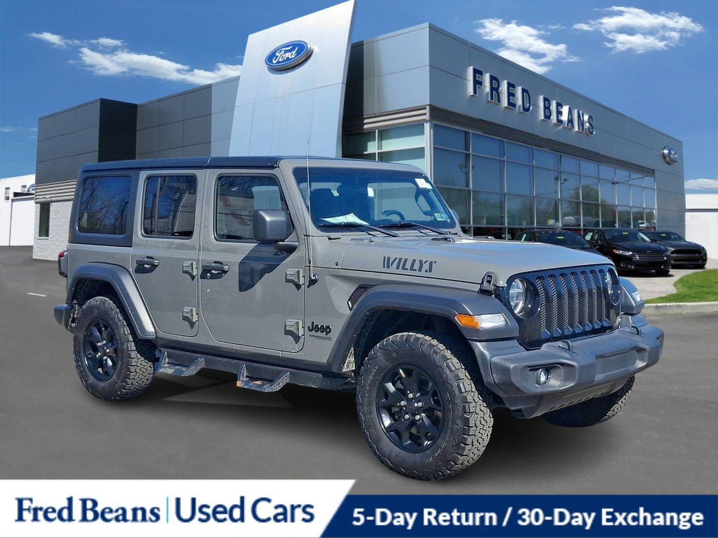 2020 Jeep Wrangler Willys — SUV — 20,755 mi — Boyertown, PA