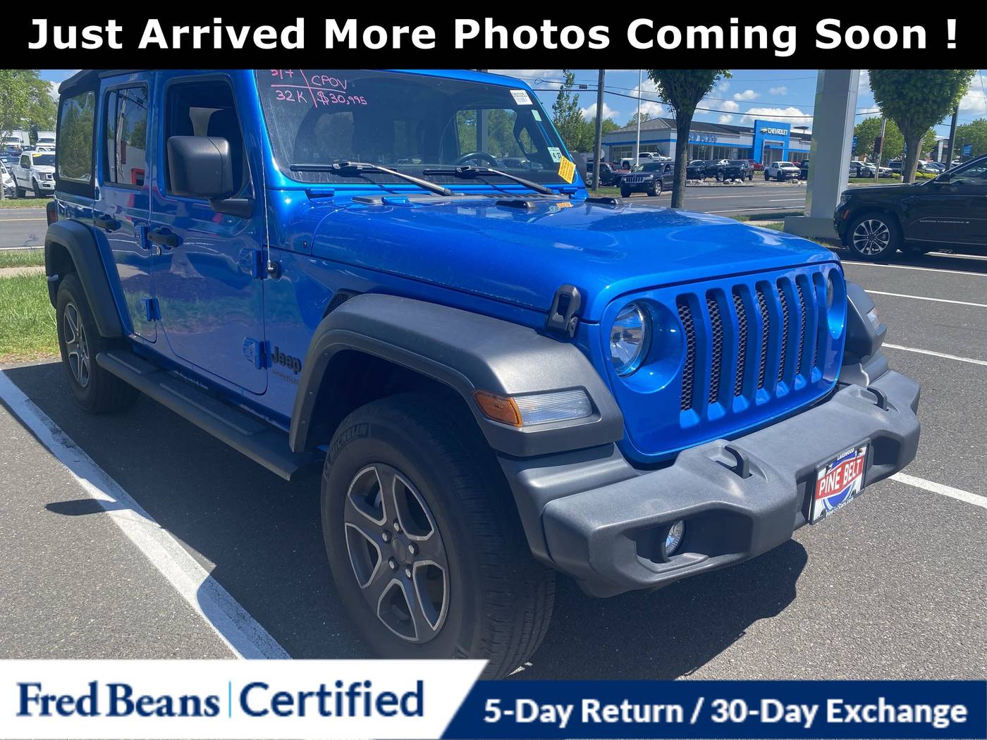 2022 Jeep Wrangler Sport S — SUV — 32,875 mi — Doylestown, PA