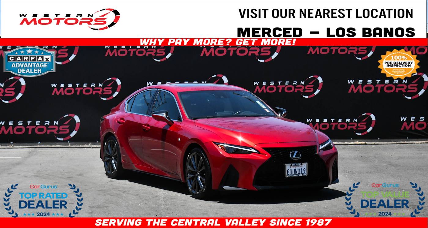 2021 Lexus IS IS 350 F SPORT — Sedan — 49,807 mi — Los Banos, CA