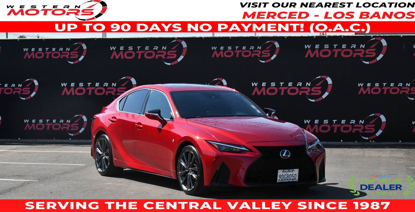 2022 Lexus IS IS 350 F SPORT — Sedan — 25,378 mi — Los Banos, CA