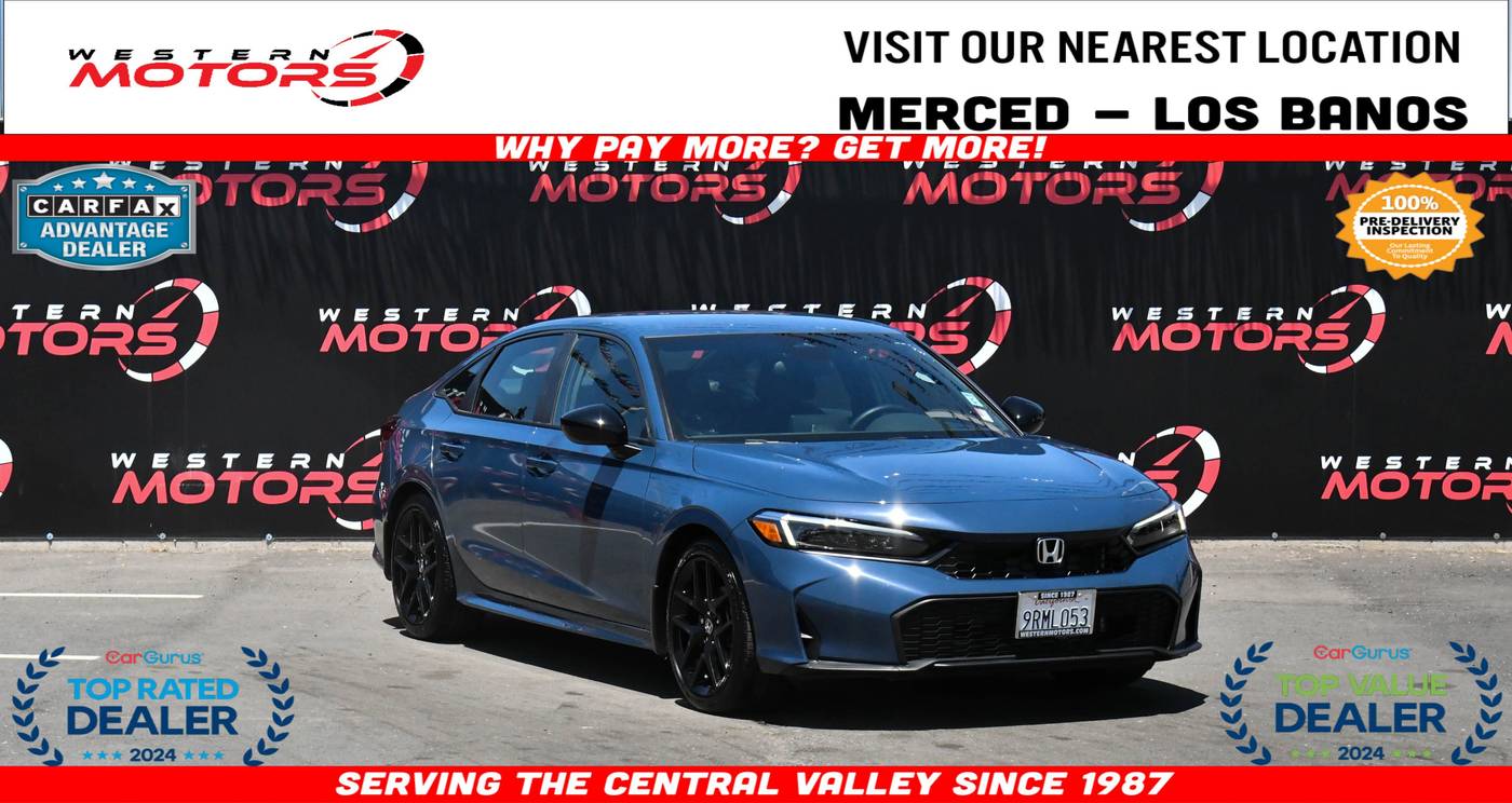2025 Honda Civic Sport — Sedan — 14,944 mi — Los Banos, CA