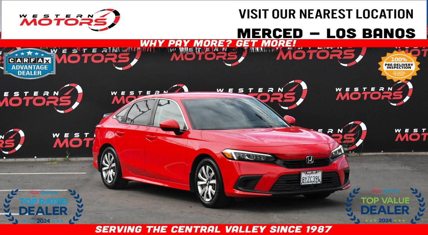 2022 Honda Civic LX — Sedan — 46,689 mi — Los Banos, CA