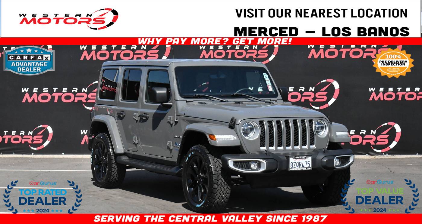 2021 Jeep Wrangler Sahara 4xe — SUV — 28,254 mi — Los Banos, CA