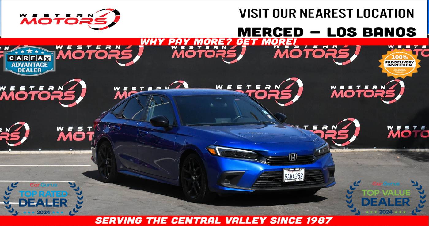2022 Honda Civic Sport — Sedan — 52,314 mi — Los Banos, CA