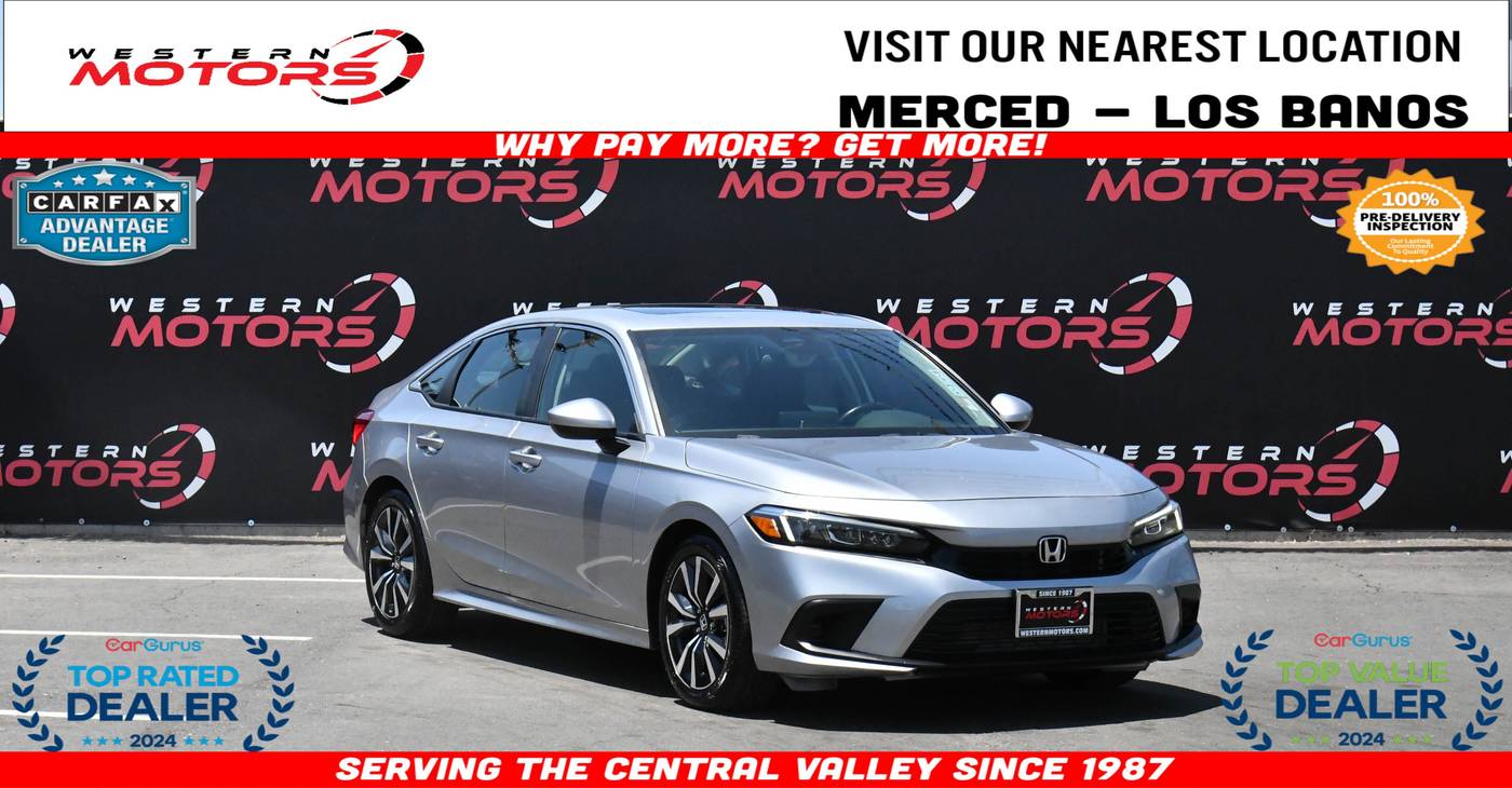 2022 Honda Civic EX — Sedan — 24,342 mi — Los Banos, CA