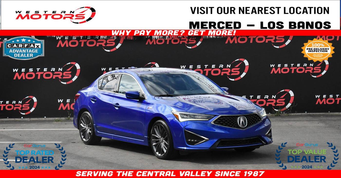 2019 Acura ILX Premium/A-Spec Package — Sedan — 41,214 mi — Los Banos, CA