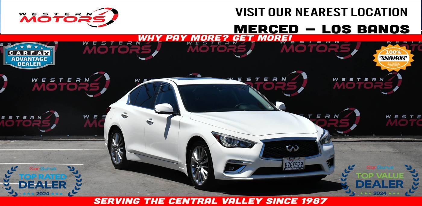 2022 INFINITI Q50 LUXE — Sedan — 55,752 mi — Los Banos, CA