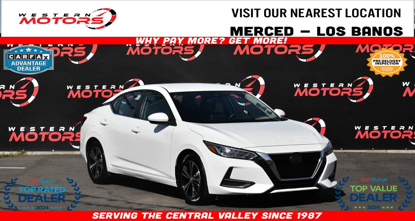 2022 Nissan Sentra SV — Sedan — 51,652 mi — Los Banos, CA