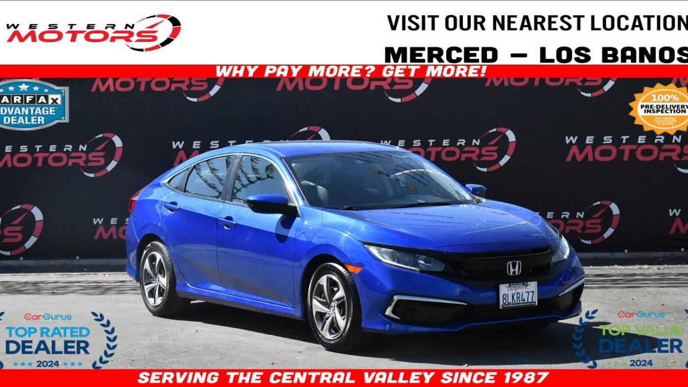 2019 Honda Civic LX — Sedan — 39,726 mi — Los Banos, CA