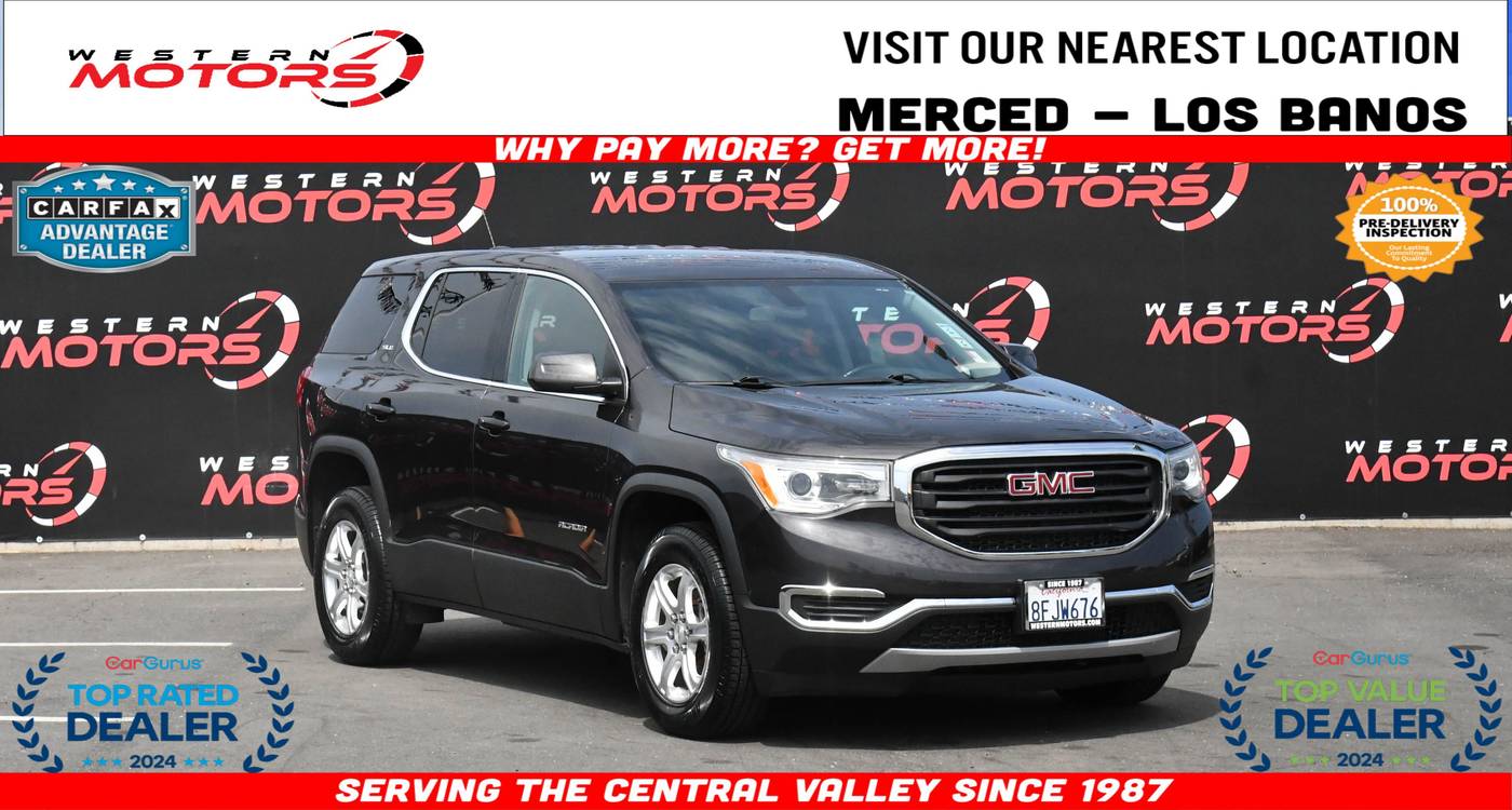 2018 GMC Acadia SLE — SUV — 63,702 mi — Los Banos, CA