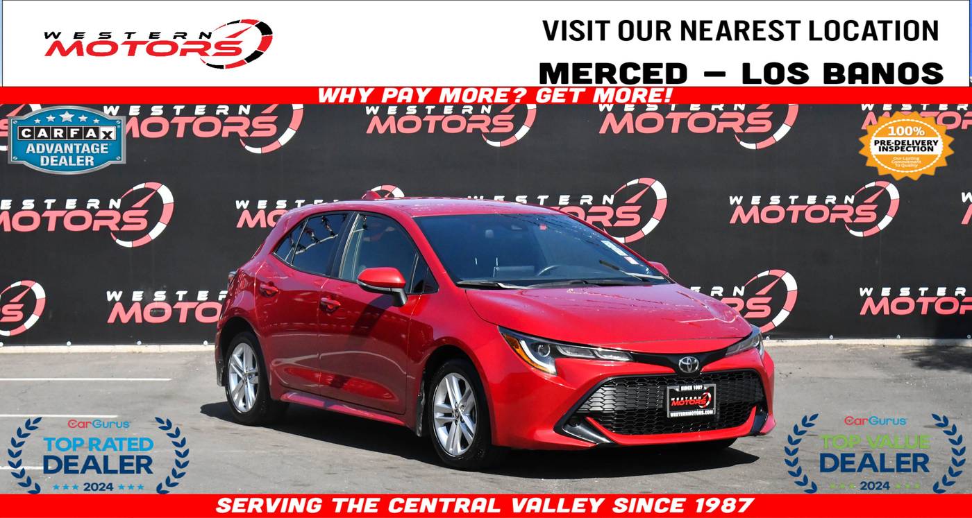 2021 Toyota Corolla Hatchback SE — Hatchback — 66,276 mi — Los Banos, CA