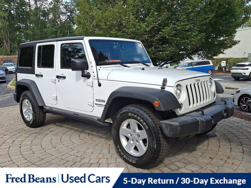 2017 Jeep Wrangler Sport — SUV — 87,736 mi — Devon, PA