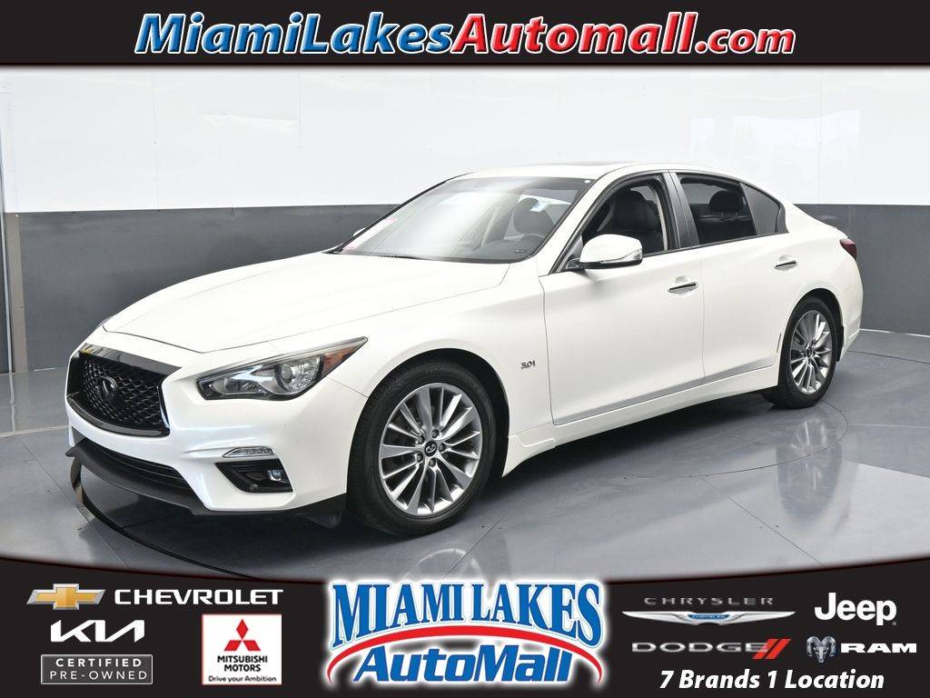 2018 INFINITI Q50 3.0t LUXE — Sedan — 46,063 mi — Miami Lakes, FL