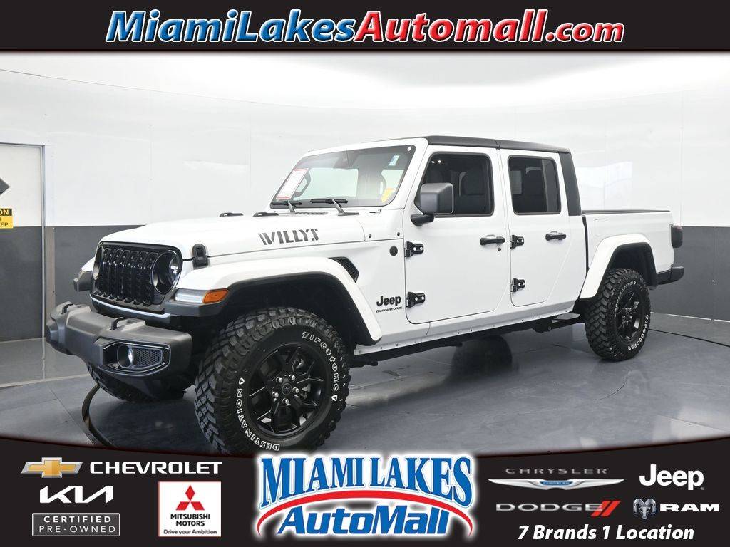 2024 Jeep Gladiator Willys — Pickup Truck — 4,876 mi — Miami Lakes, FL