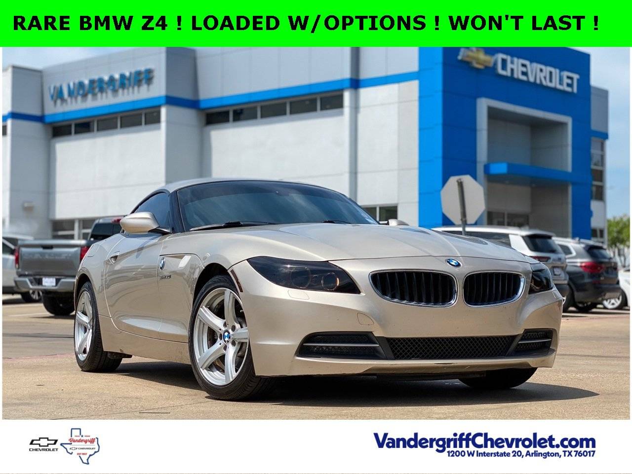 2009 BMW Z4 30i — Convertible — 95,941 mi — Arlington, TX