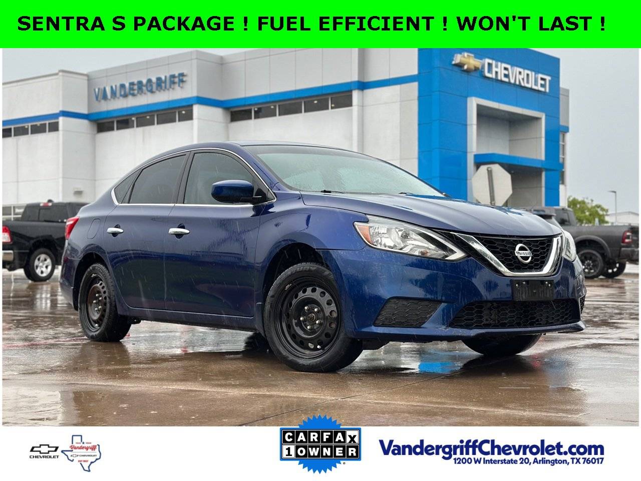 2016 Nissan Sentra S — Sedan — 138,839 mi — Arlington, TX