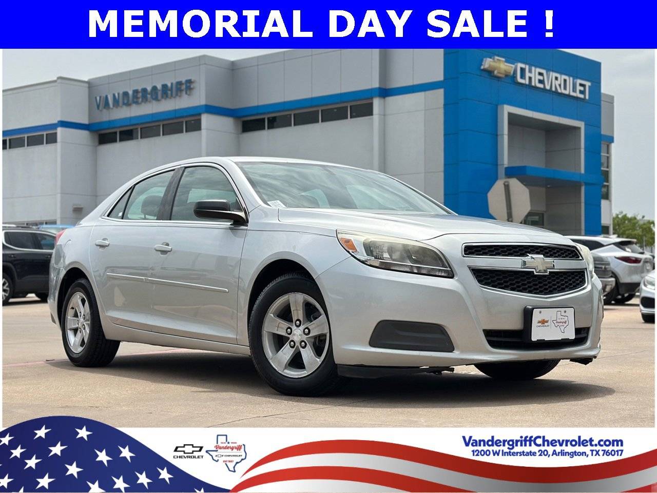 2013 Chevrolet Malibu LS — Sedan — 154,429 mi — Arlington, TX