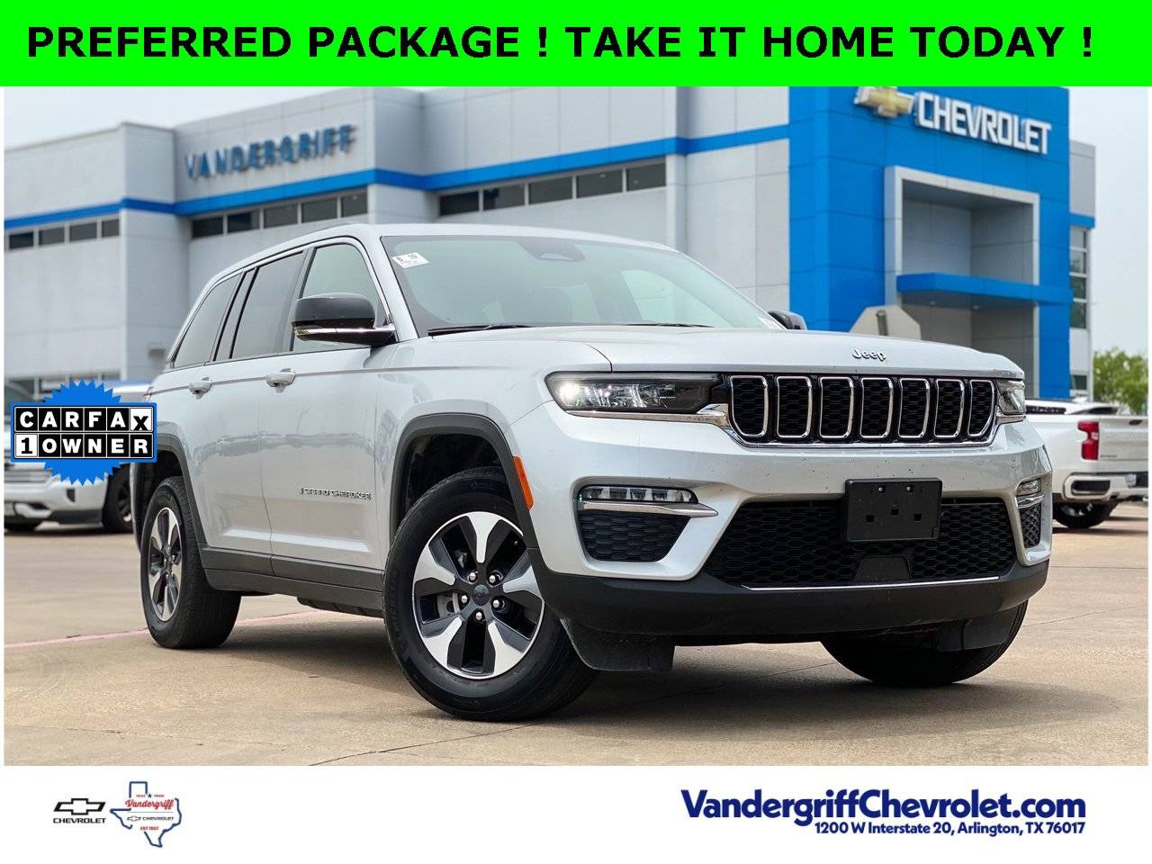 2023 Jeep Grand Cherokee 4xe — SUV — 52,062 mi — Arlington, TX