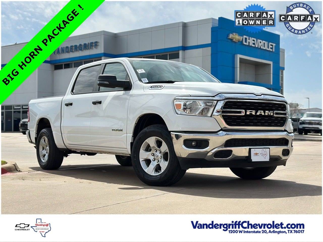 2023 Ram 1500 Big Horn — Pickup Truck — 52,894 mi — Arlington, TX