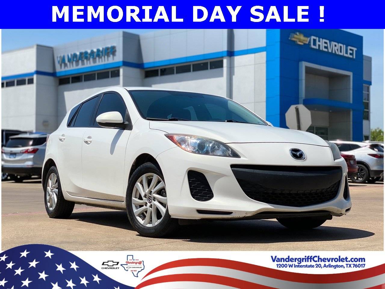 2013 Mazda Mazda3 i Touring — Hatchback — 84,155 mi — Arlington, TX