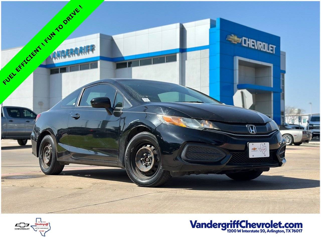 2015 Honda Civic LX — Coupe — 126,464 mi — Arlington, TX