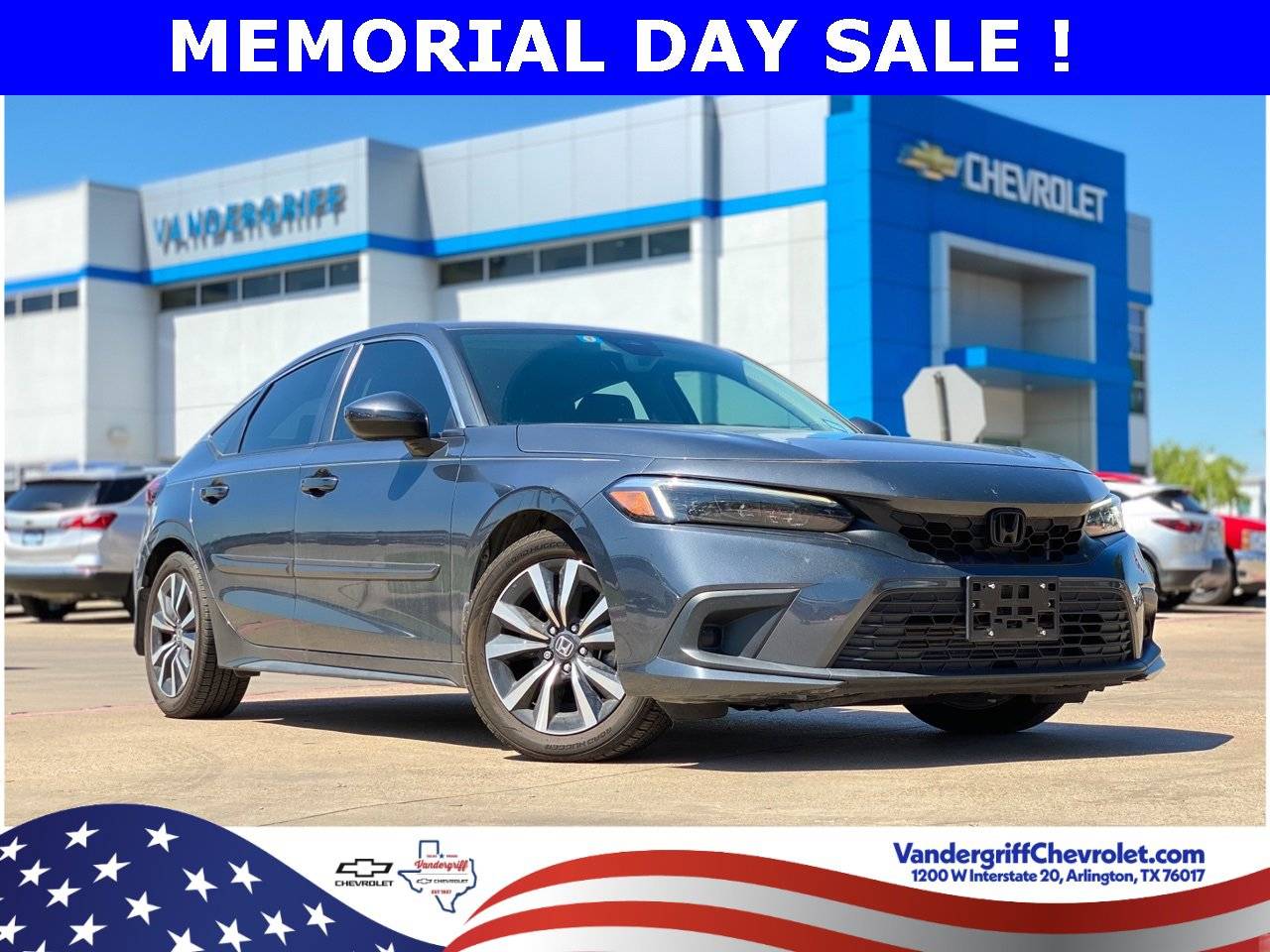 2022 Honda Civic EX-L — Hatchback — 41,648 mi — Arlington, TX