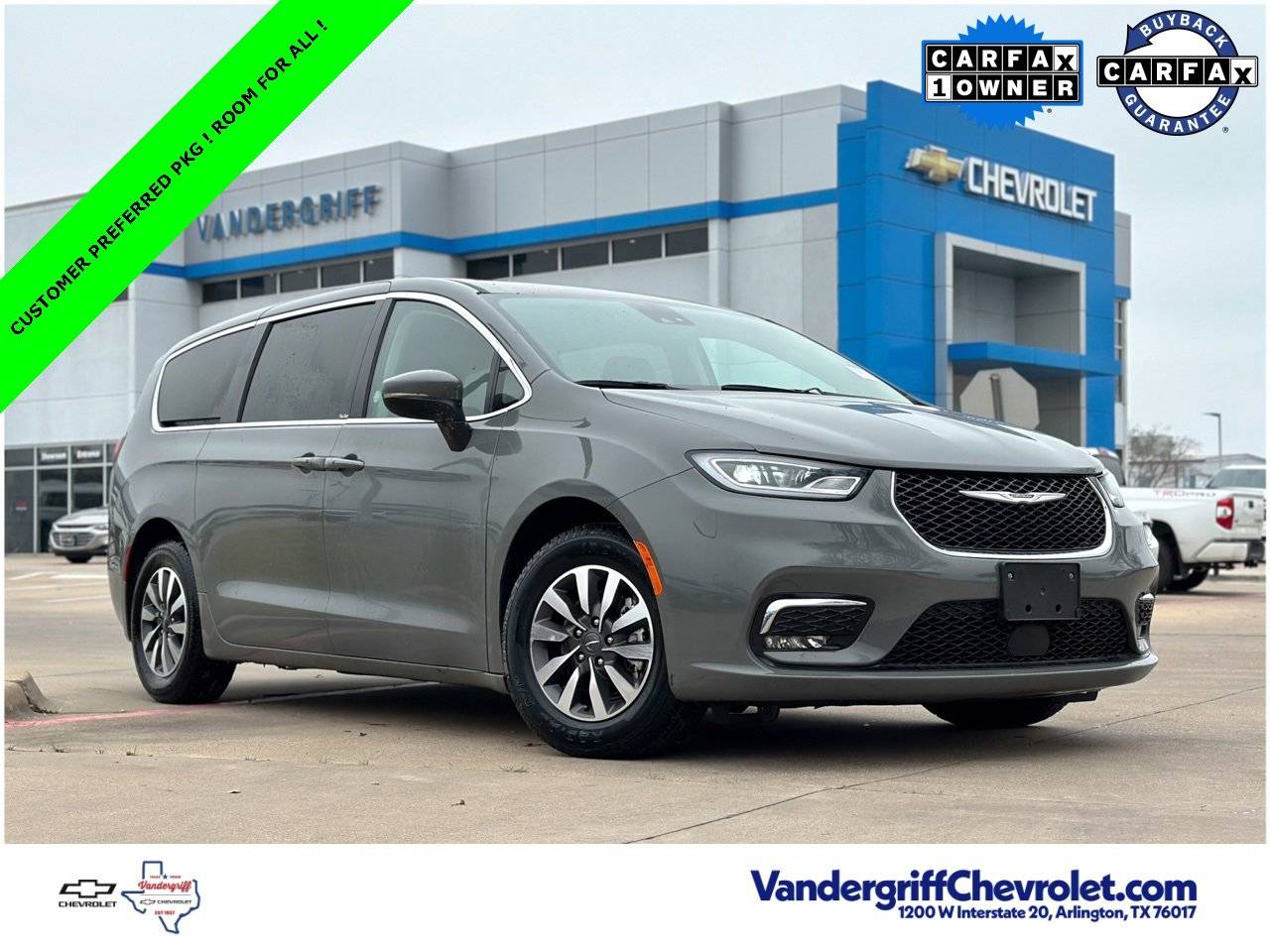 2023 Chrysler Pacifica Hybrid Touring L — Minivan — 62,198 mi — Arlington, TX