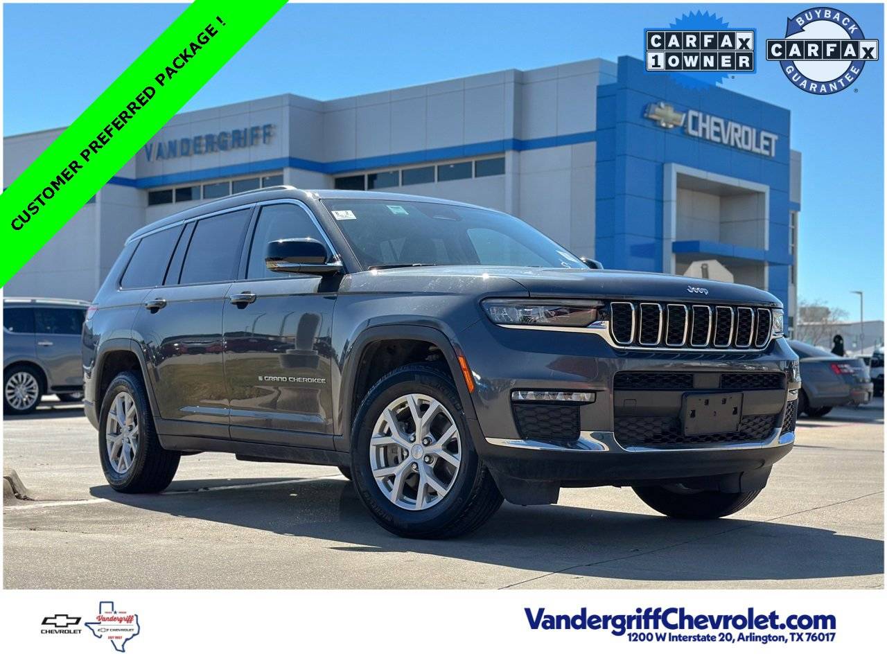 2023 Jeep Grand Cherokee Limited — SUV — 54,071 mi — Arlington, TX