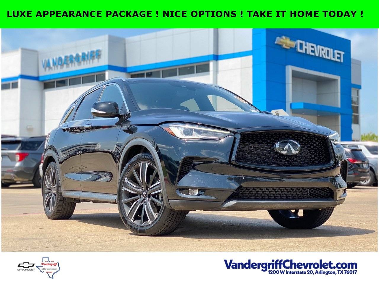 2022 INFINITI QX50 LUXE — SUV — 34,016 mi — Arlington, TX