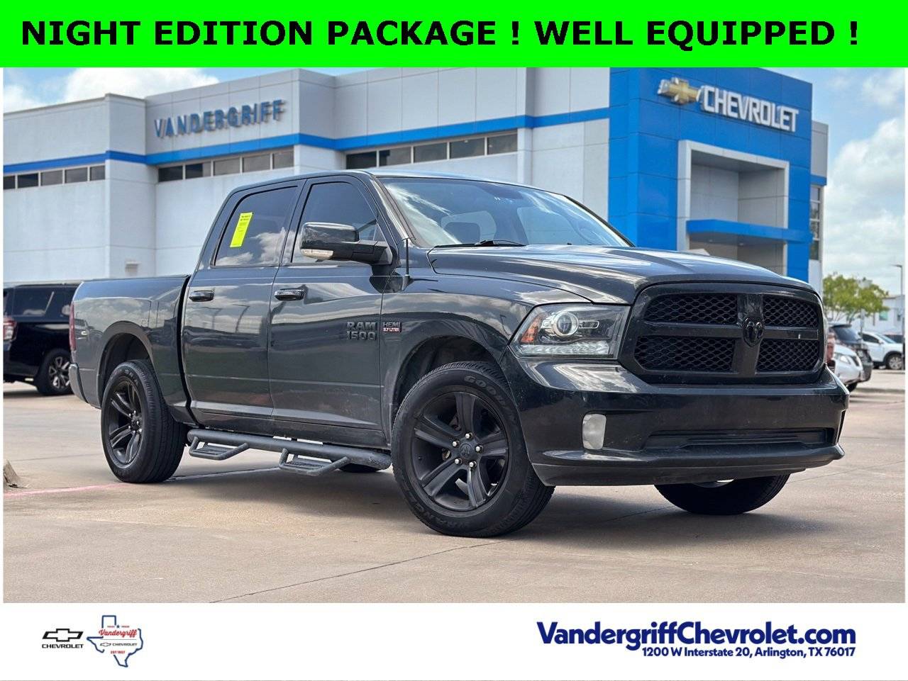 2018 Ram 1500 Night — Pickup Truck — 77,868 mi — Arlington, TX