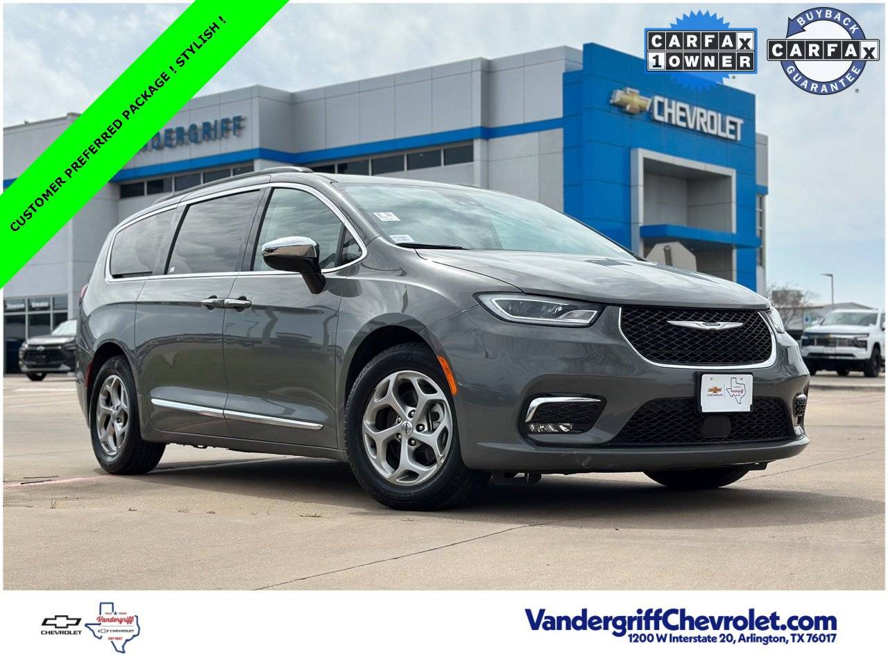 2023 Chrysler Pacifica Limited — Minivan — 73,513 mi — Arlington, TX