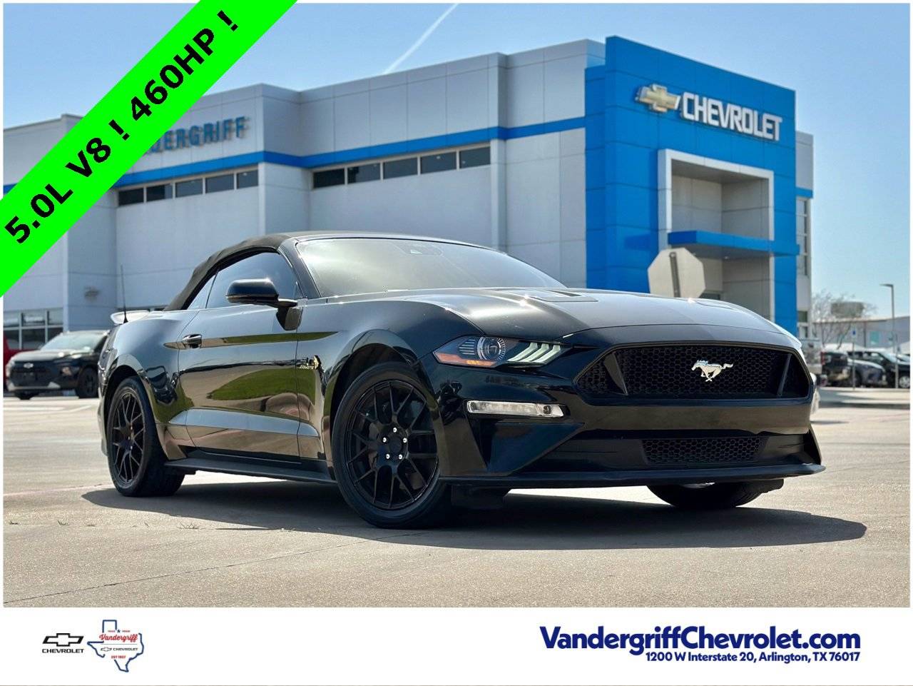 2021 Ford Mustang GT Premium — Convertible — 105,574 mi — Arlington, TX
