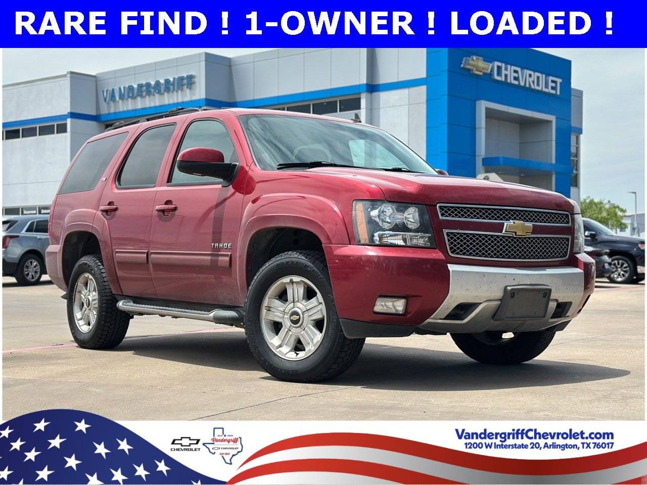 2012 Chevrolet Tahoe LT — SUV — 136,973 mi — Arlington, TX