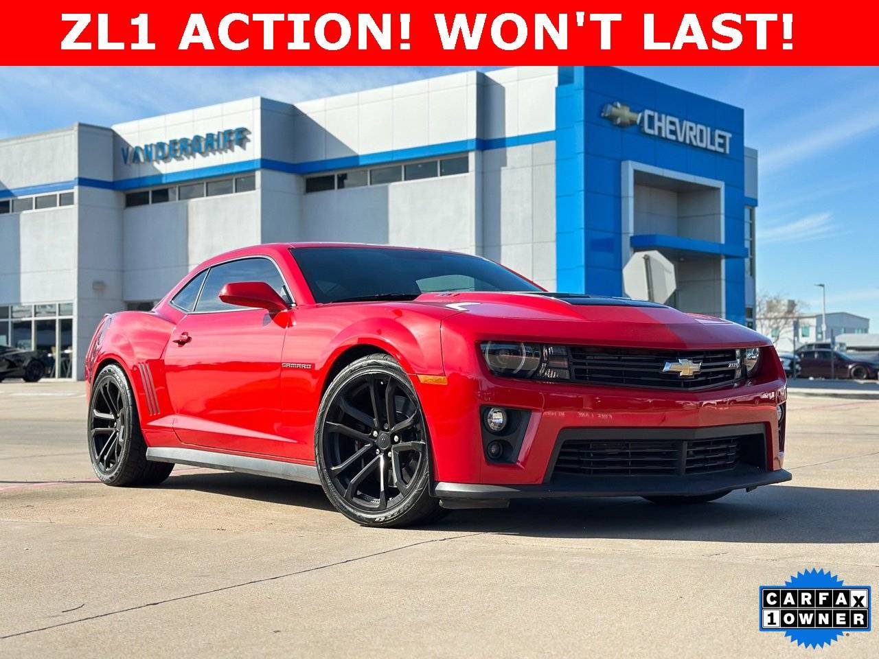 2013 Chevrolet Camaro ZL1 — Coupe — 19,836 mi — Arlington, TX