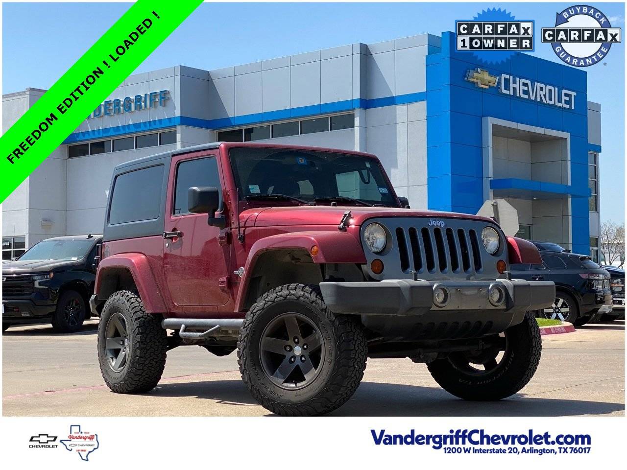 2013 Jeep Wrangler Freedom — SUV — 127,274 mi — Arlington, TX