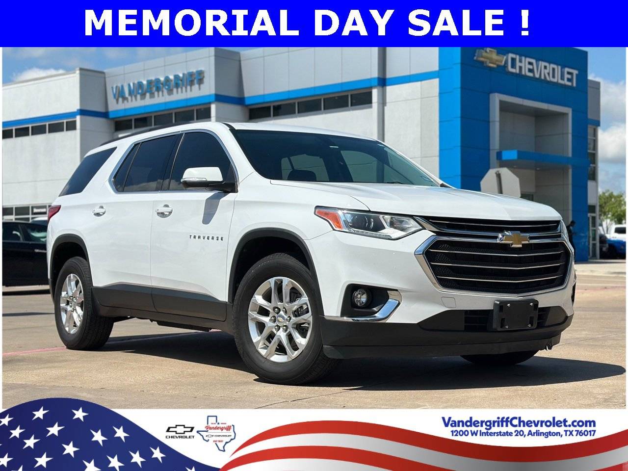 2021 Chevrolet Traverse LT Cloth — SUV — 83,355 mi — Arlington, TX