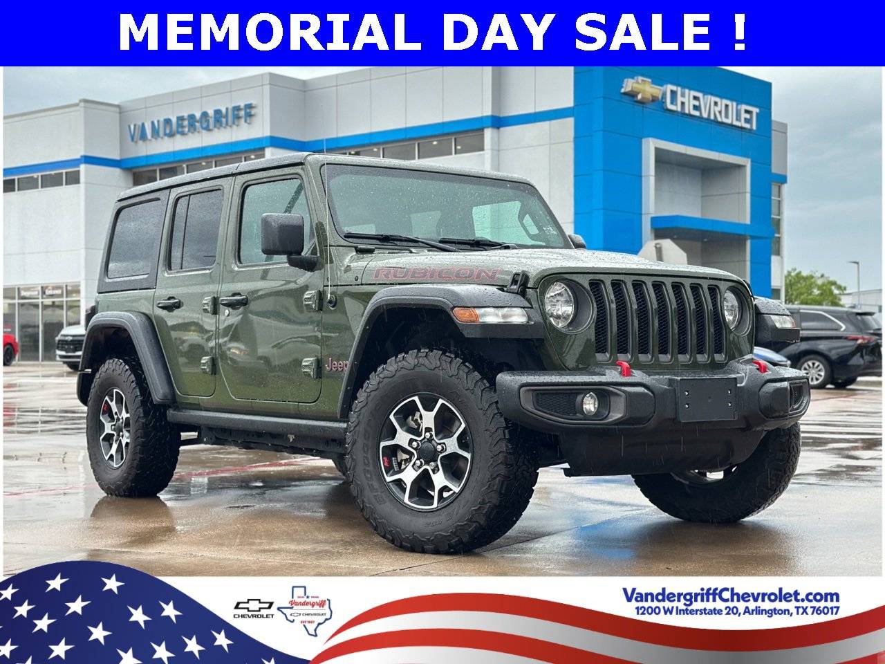 2021 Jeep Wrangler Rubicon — SUV — 38,560 mi — Arlington, TX