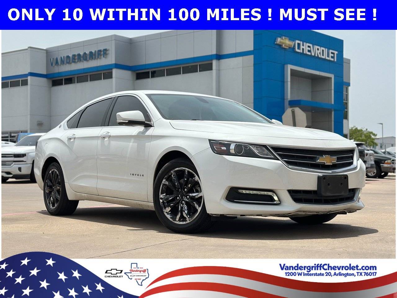 2019 Chevrolet Impala LT — Sedan — 106,173 mi — Arlington, TX