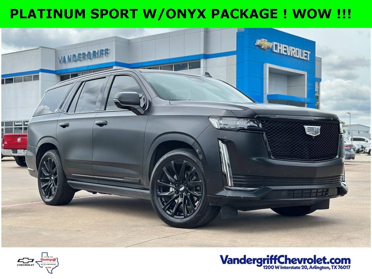 2024 Cadillac Escalade Sport Platinum — SUV — 7,953 mi — Arlington, TX