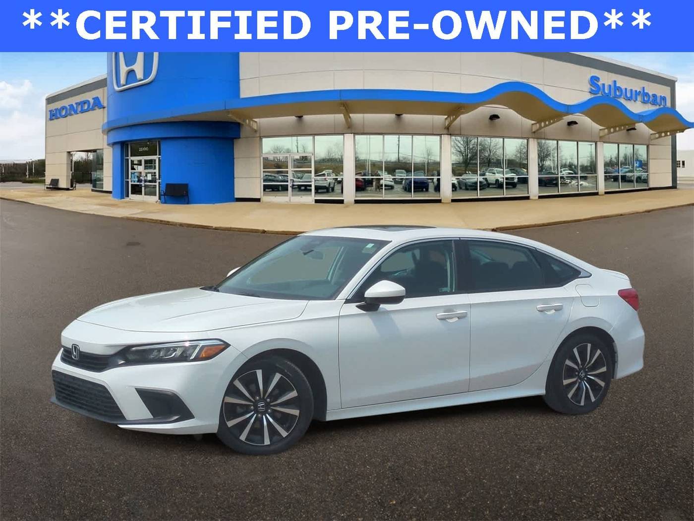 2022 Honda Civic EX — Sedan — 15,027 mi — Farmington Hills, MI