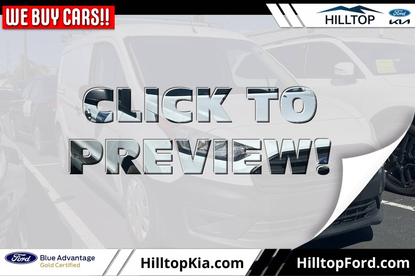 2020 Ford Transit Connect Van XL — Cargo Van — 67,032 mi — Richmond, CA