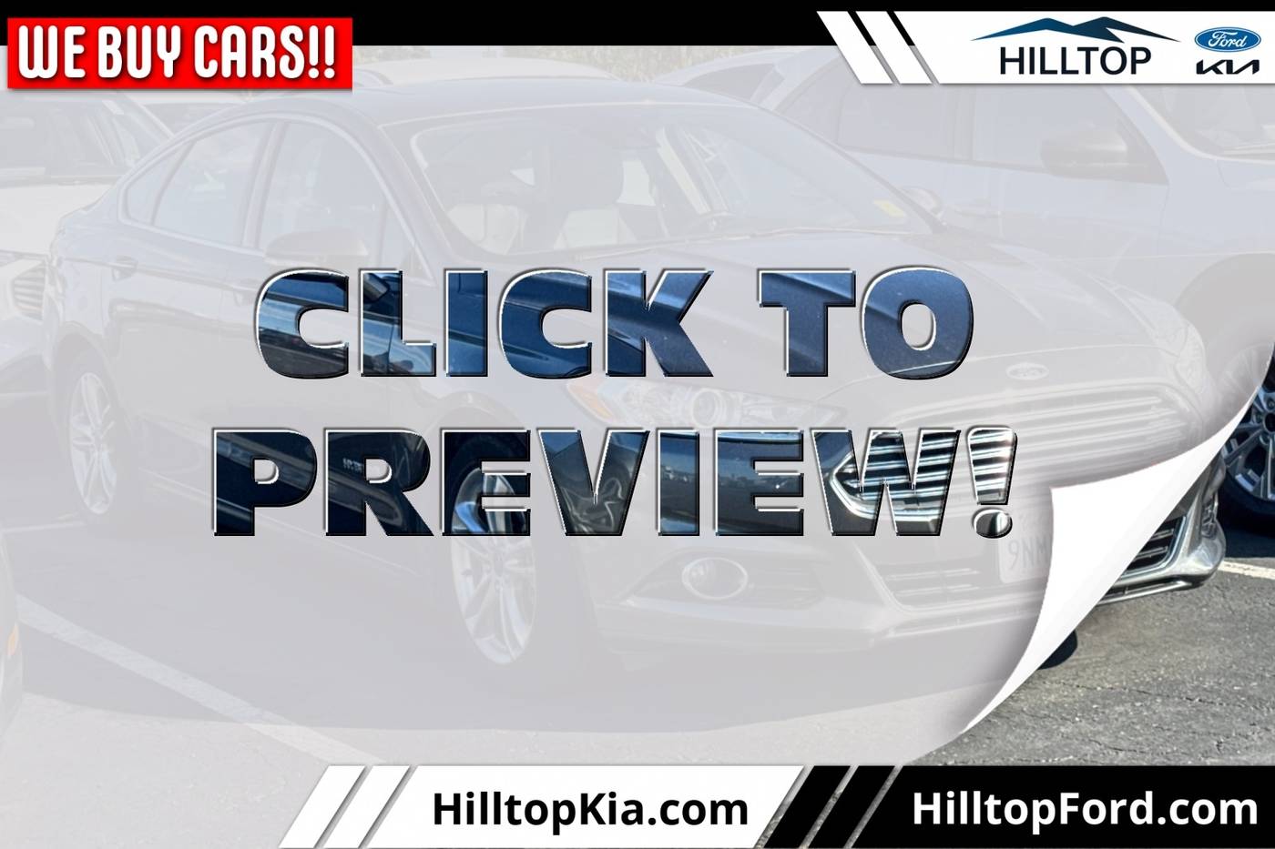2015 Ford Fusion Hybrid Titanium — Sedan — 108,817 mi — Richmond, CA