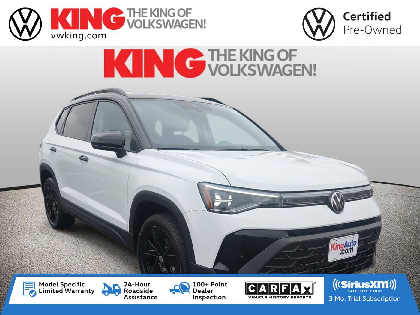 2025 Volkswagen Taos SE Black — SUV — 6,904 mi — Gaithersburg, MD
